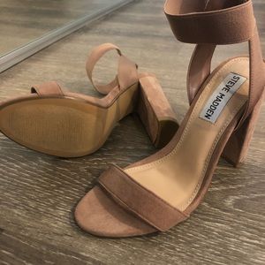 Mauve suede Steve Madden Heels (new!)